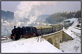 94 1292 auf dem Viadukt von Hirschbach