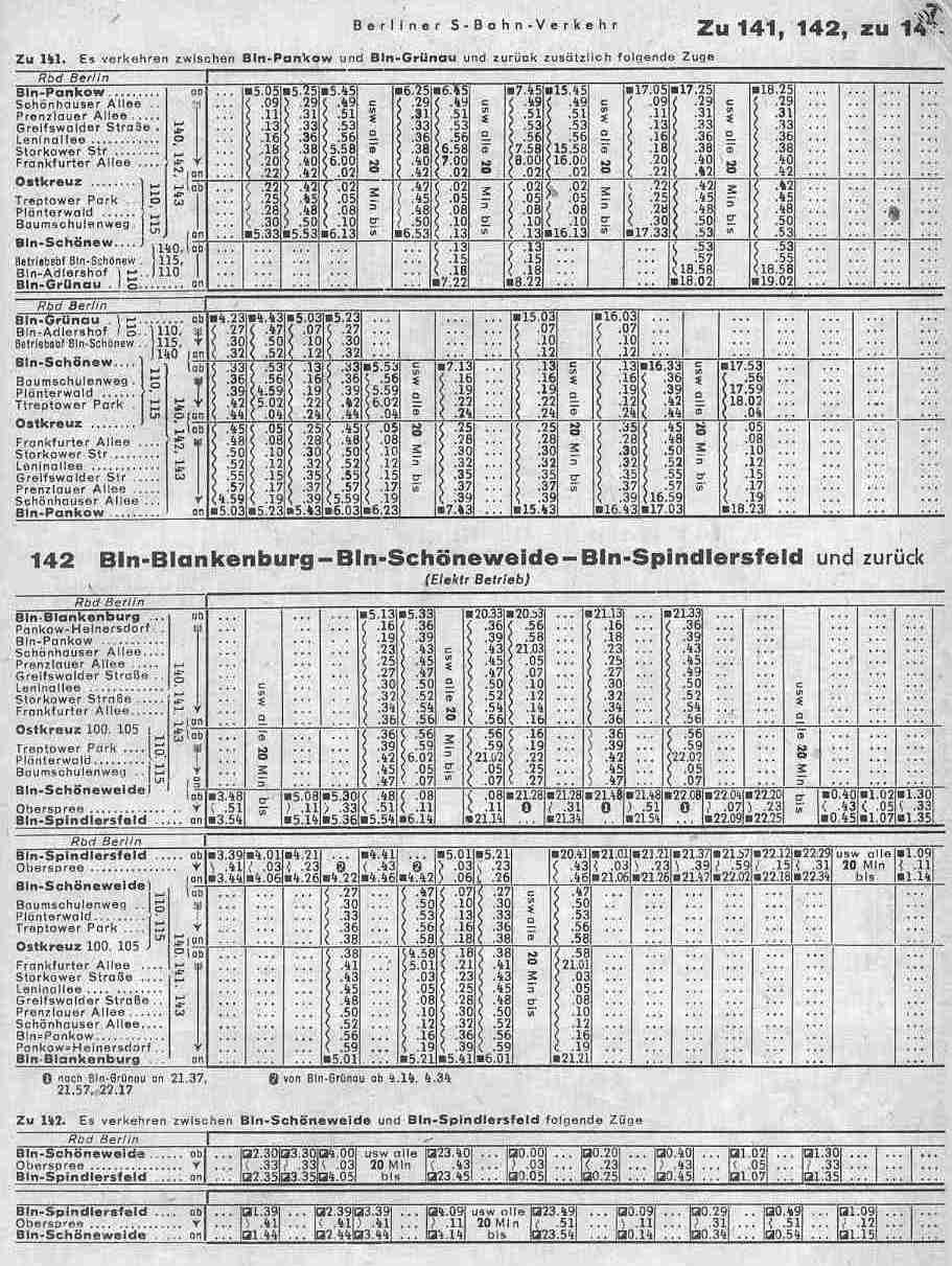 142 Blankenburg-Spindlersfeld <-->