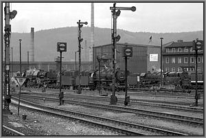 Blick zum Saalfelder Bw