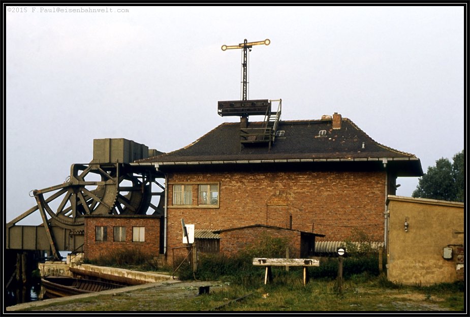 Signale an der Peenebrcke in Anklam