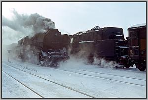 Begegnung 50 3512 und 50 3556 in Wegeleben