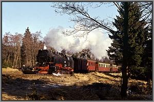 99 0231 mit P 14403 nach Nordhausen Nord vor Drei Annen Hohne