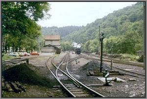 99 5906 mit Gmp 69725 nach Harzgerode in Alexisbad