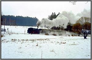 86 1001 mit P 19639 zwischen Walthersdorf und Crottendorf