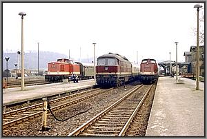 Diesellokbegegnung in Nossen