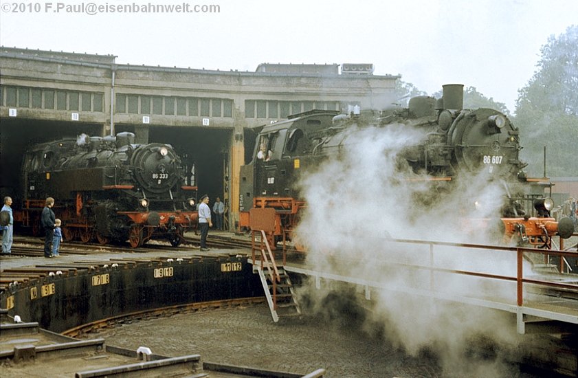 86 333 und 86 607 in Glauchau
