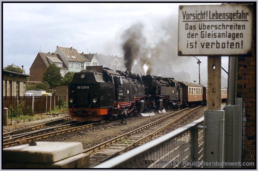 99 7239 und 99 7237 in Nordhausen Nord