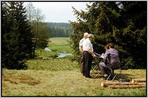 Grenzbergang an der Warmen Bode