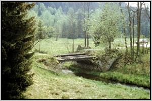 Grenzbrcke ber die Warme Bode
