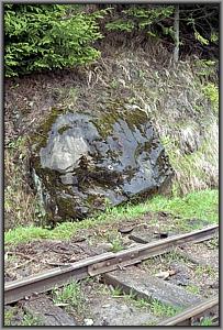 Markierung der ehemaligen ungarisch-rumnischen Grenze