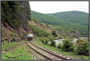 Wolga-Draisine am Abzweig Dealu Negru