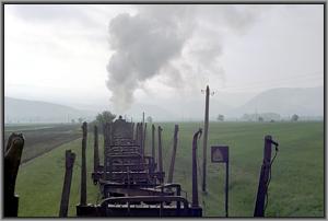 Produktionszug bei Covasna