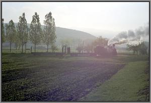 Produktionszug bei Covasna