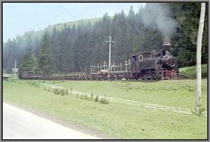 764 001 mit dem P-Zug zwischen Covasna und Siclau