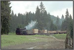 764 001 mit dem P-Zug zwischen Siclau und Covasna