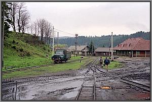 Schienen-LKW in Comandau