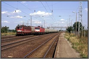 112 032 mit D 2207 nach Saalfeld in Saarmund
