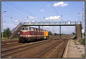228 721 und V 60 als Lz-Fahrt in Saarmund