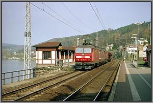 180 003, 180 006 und 232 480 in Knigstein