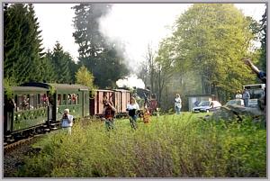Sonderzug vor Drei Annen Hohne