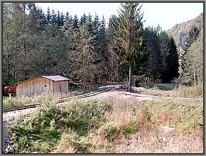 Gleisdreieck in Poiana Novat