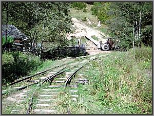 Gleisdreieck in Poiana Novat