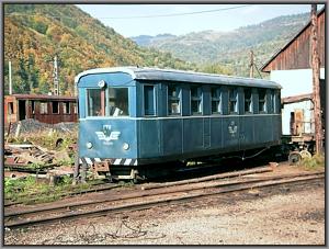 Triebwagen T 001 in Viseu de Sus