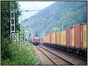 Zugbegegnung in Bad Schandau Ost