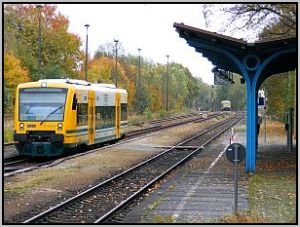 Zugkreuzung in Niesky