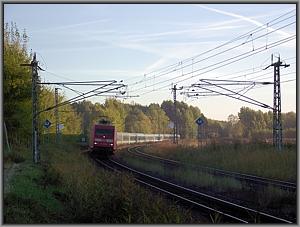 101 066 mit EC 171 vor Elsterwerda