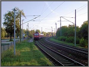 143 205 mit RB-D 17466 in Elsterwerda-Biehla
