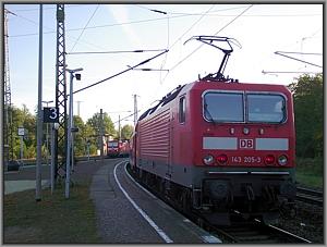 143 205 mit RB-D 17466 in Elsterwerda-Biehla
