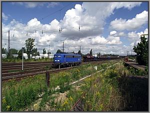 140 041 der Pressnitztalbahn in Leipzig-Schnefeld