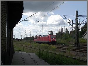 185 180 und 155 131 als T 65365 nach Eilenburg in Leipzig-Schnefeld