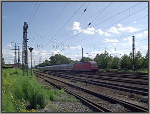 101 095 mit IC 2039 aus Oldenburg (Oldbg) in Leipzig-Mockau