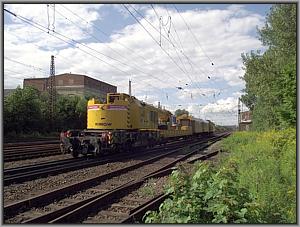 Bauzug 92554 in Leipzig-Mockau