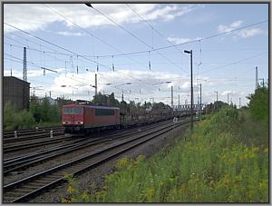 155 107 erreicht mit GA 47303 von Seelze nach Mlada Boleslav den Bf Leipzig-Mockau
