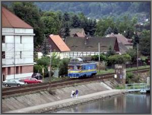 Zum Vergrößern auf das Bild klicken! Dort können Sie auch blättern und die Bildunterschriften lesen! VTV2 016 vor Usti nad Labem Strekov