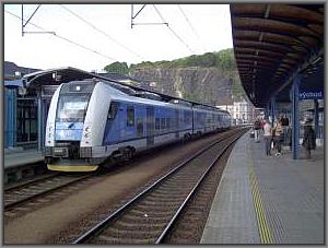 Zum Vergrößern auf das Bild klicken! Dort können Sie auch blättern und die Bildunterschriften lesen! 441 005 in Usti nad Labem hl.n.