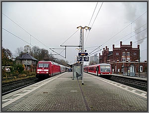 101 069 und 628 521 in Warburg