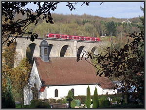 S 34560 auf dem Viadukt