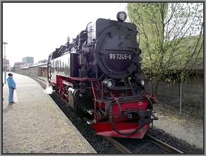 Zum Vergrößern auf das Bild klicken! Dort können Sie auch blättern und die Bildunterschriften lesen! 99 7245 rangiert in Nordhausen Nord