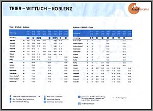 Fahrplan Trier-Koblenz