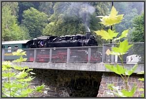 Zum Vergrößern auf das Bild klicken! Dort können Sie auch blättern und die Bildunterschriften lesen! 99 1793 mit P 5004 in Malter