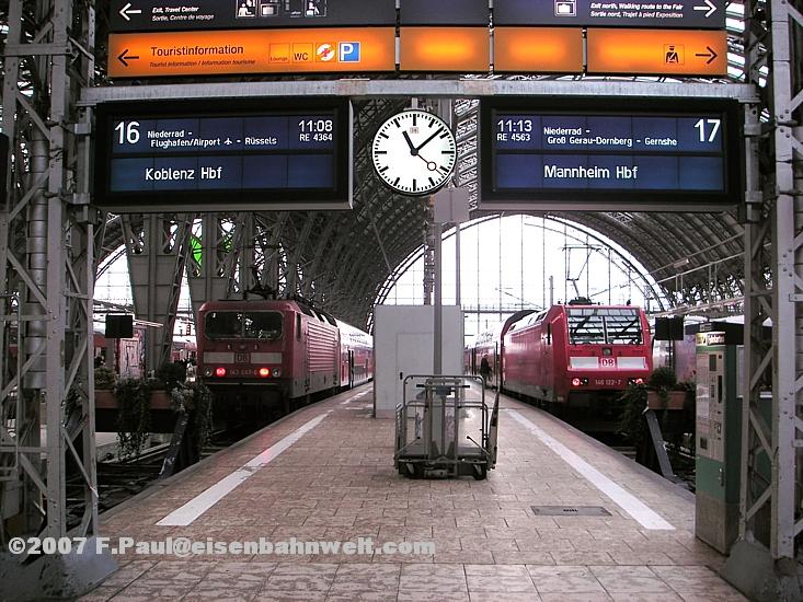 143 647 und 146 122 in Frankfurt/M Hbf