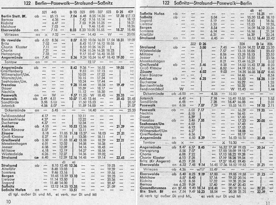 122 Berlin-Sanitz <-->