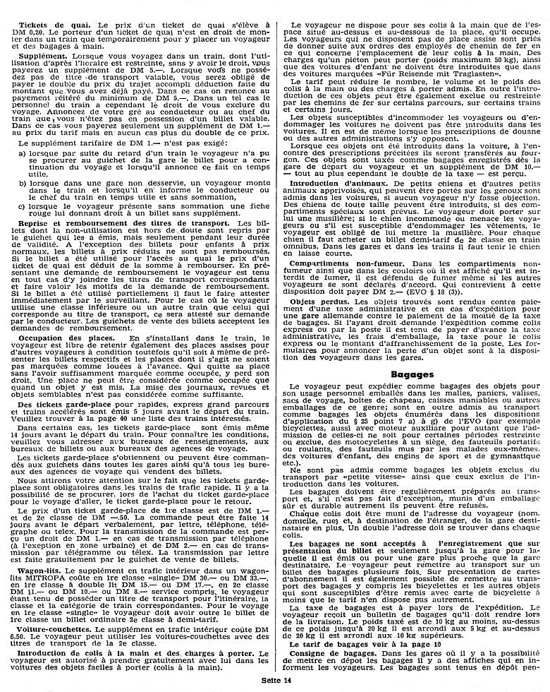 Hinweise f�r Reisende