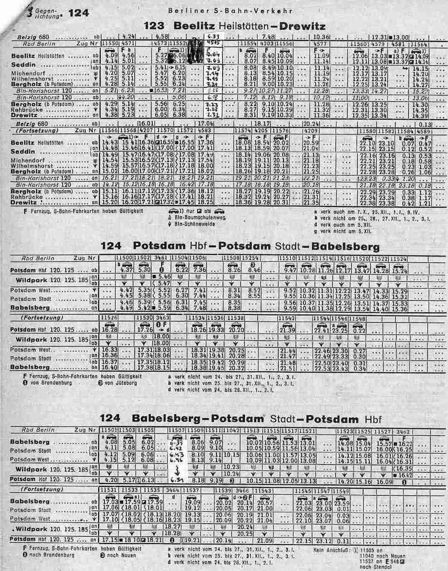 124 Potsdam-Babelsberg <-->