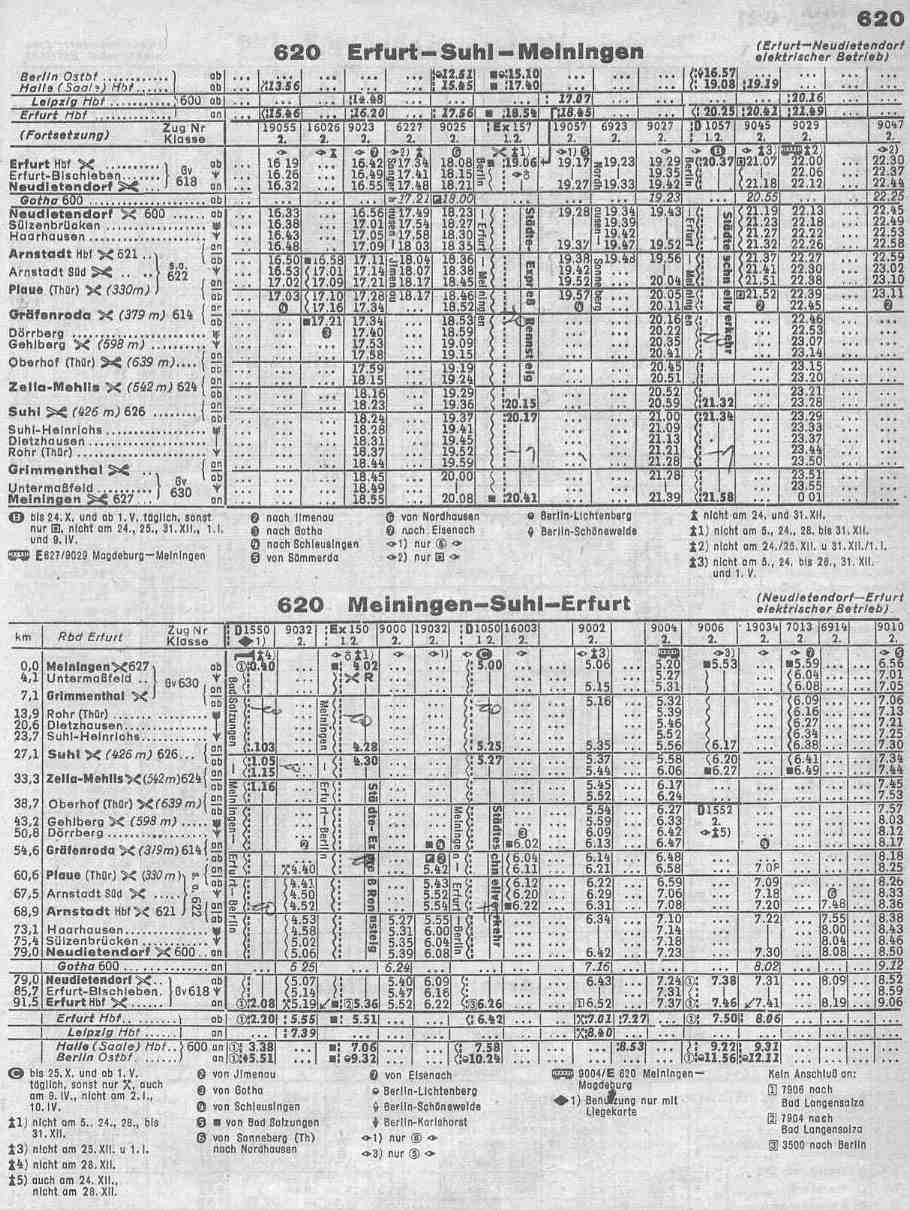 620 Erfurt-Meiningen <-->