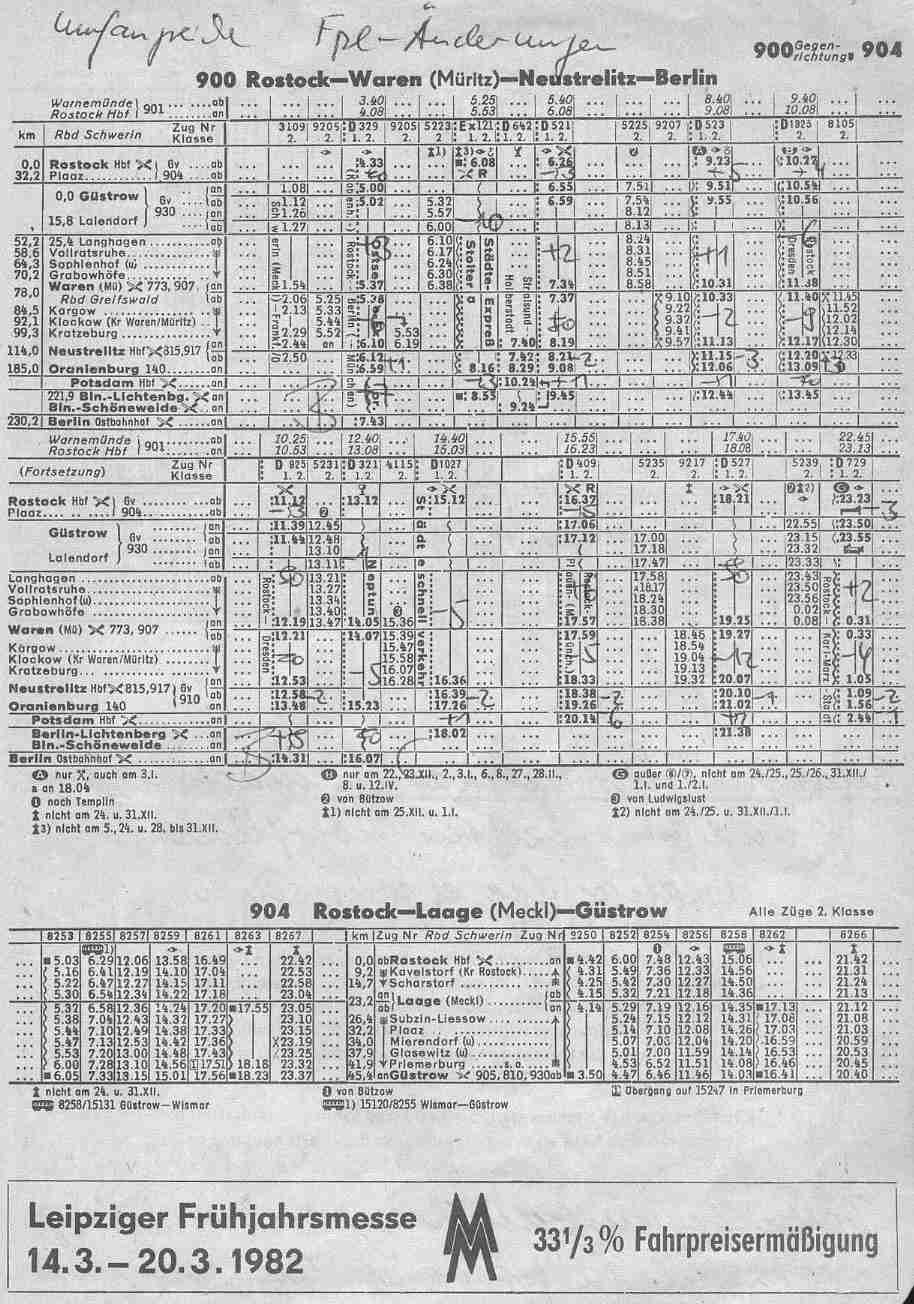 900 Berlin-Rostock <--